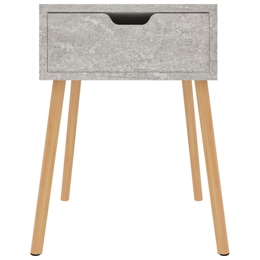 vidaXL Noptieră, gri beton, 40x40x56 cm, lemn prelucrat