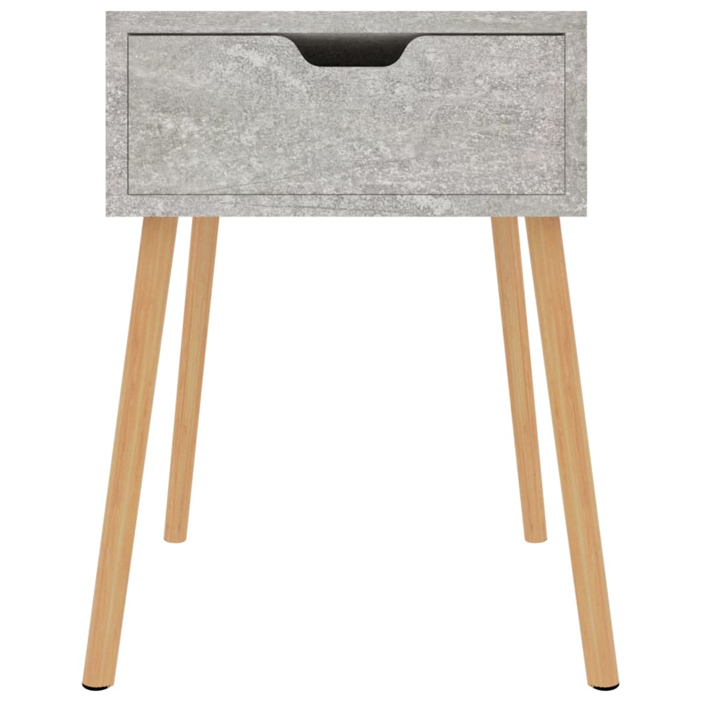 vidaXL Dulapuri noptieră, 2 buc, gri beton, 40x40x56 cm,lemn prelucrat vidaXL Dulapuri noptieră, 2 buc, gri beton, 40x40x56 cm,lemn prelucrat