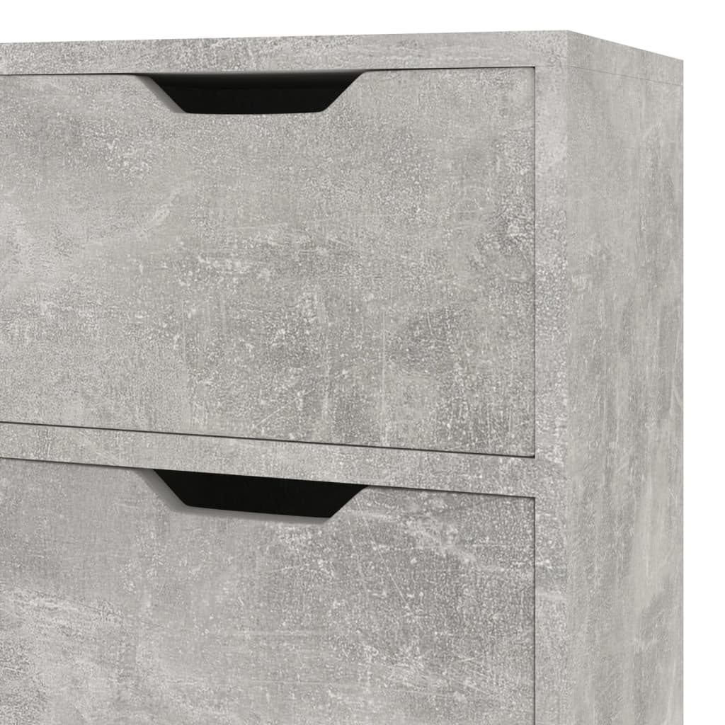 vidaXL Servantă, gri beton, 90x30x72 cm, lemn prelucrat