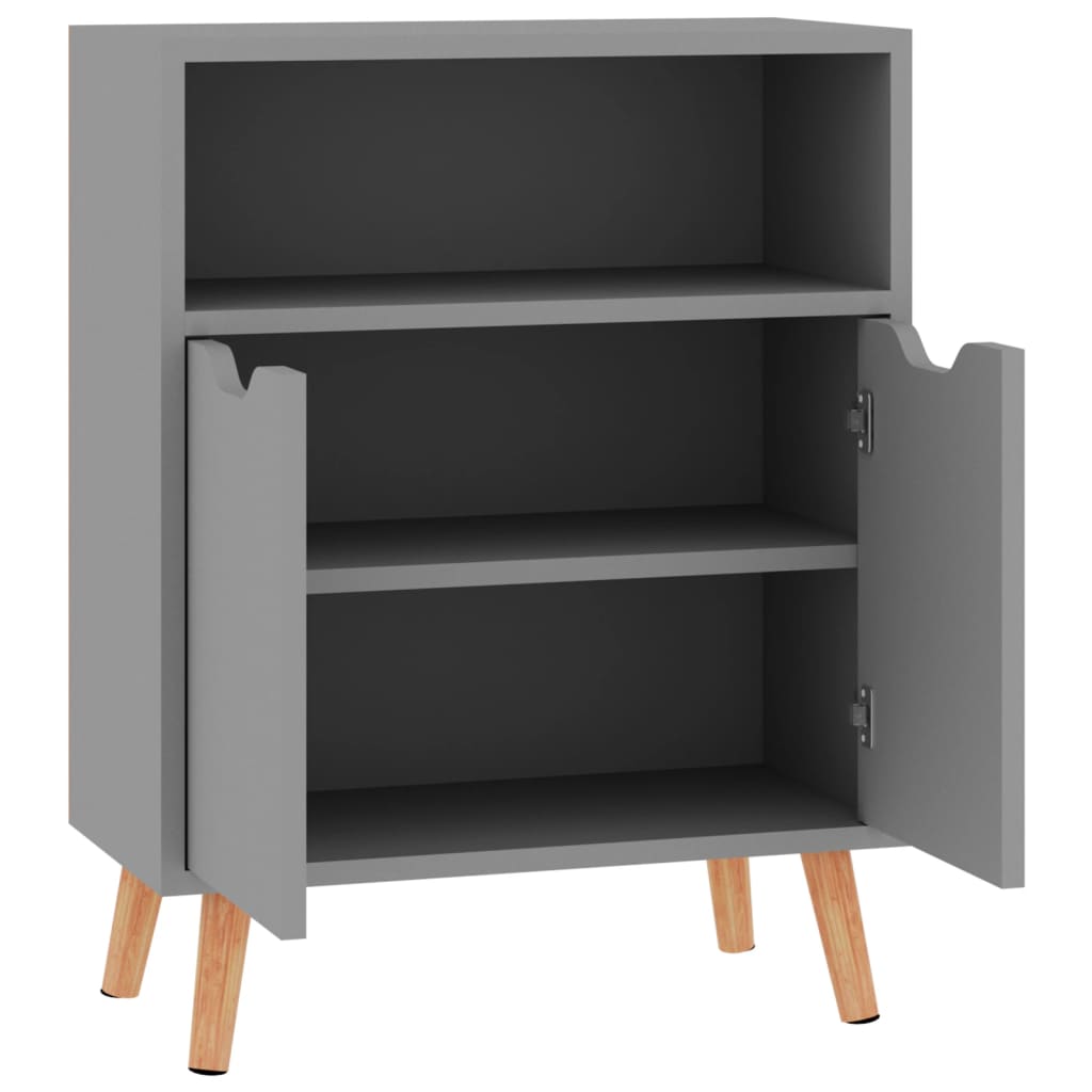 vidaXL Servantă, gri, 60x30x72 cm, lemn prelucrat