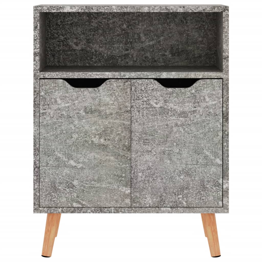 vidaXL Servantă, gri beton, 60x30x72 cm, lemn prelucrat vidaXL Servantă, gri beton, 60x30x72 cm, lemn prelucrat