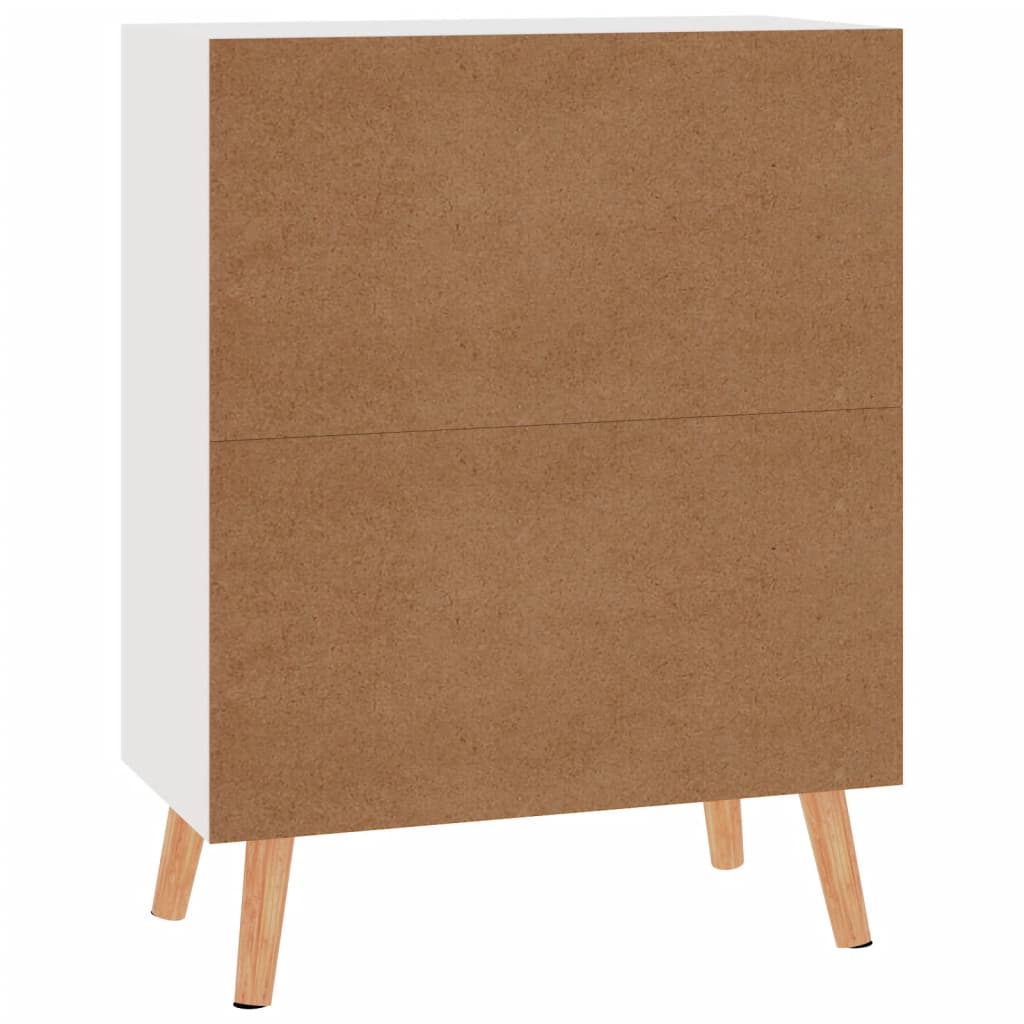 vidaXL Servantă, alb extralucios, 60x30x72 cm, lemn prelucrat vidaXL Servantă, alb extralucios, 60x30x72 cm, lemn prelucrat