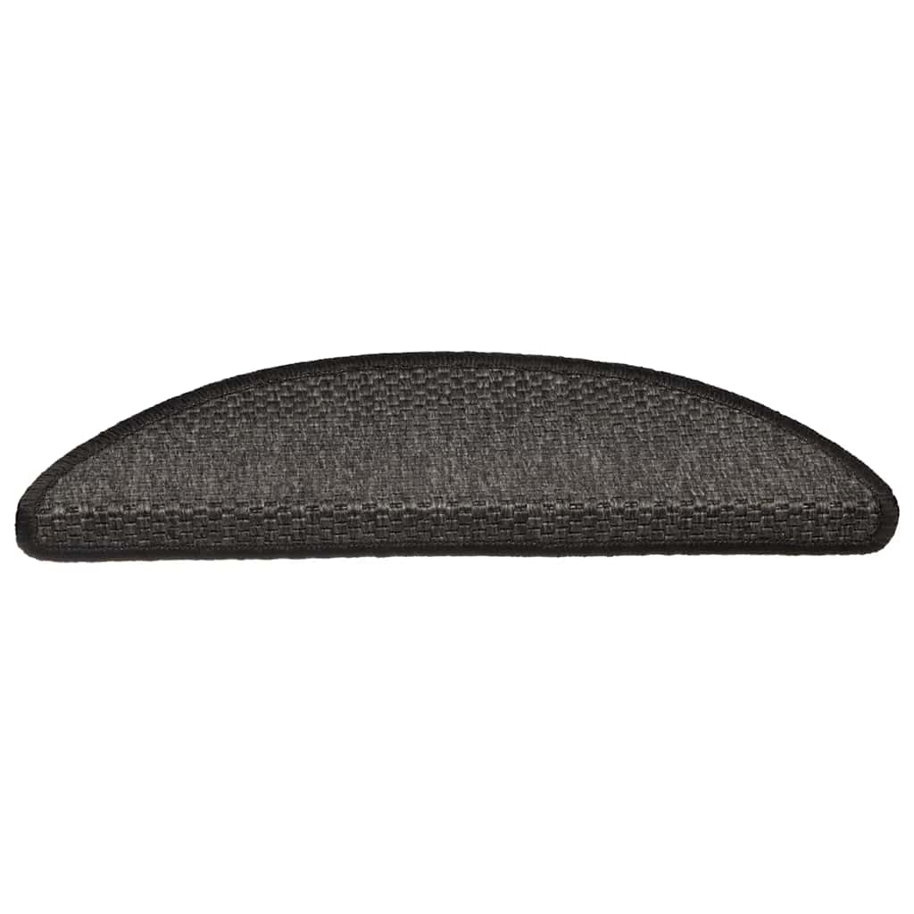 vidaXL Covorașe scări autoadezive 15 buc antracit 56x17x3 aspect sisal vidaXL Covorașe scări autoadezive 15 buc antracit 56x17x3 aspect sisal