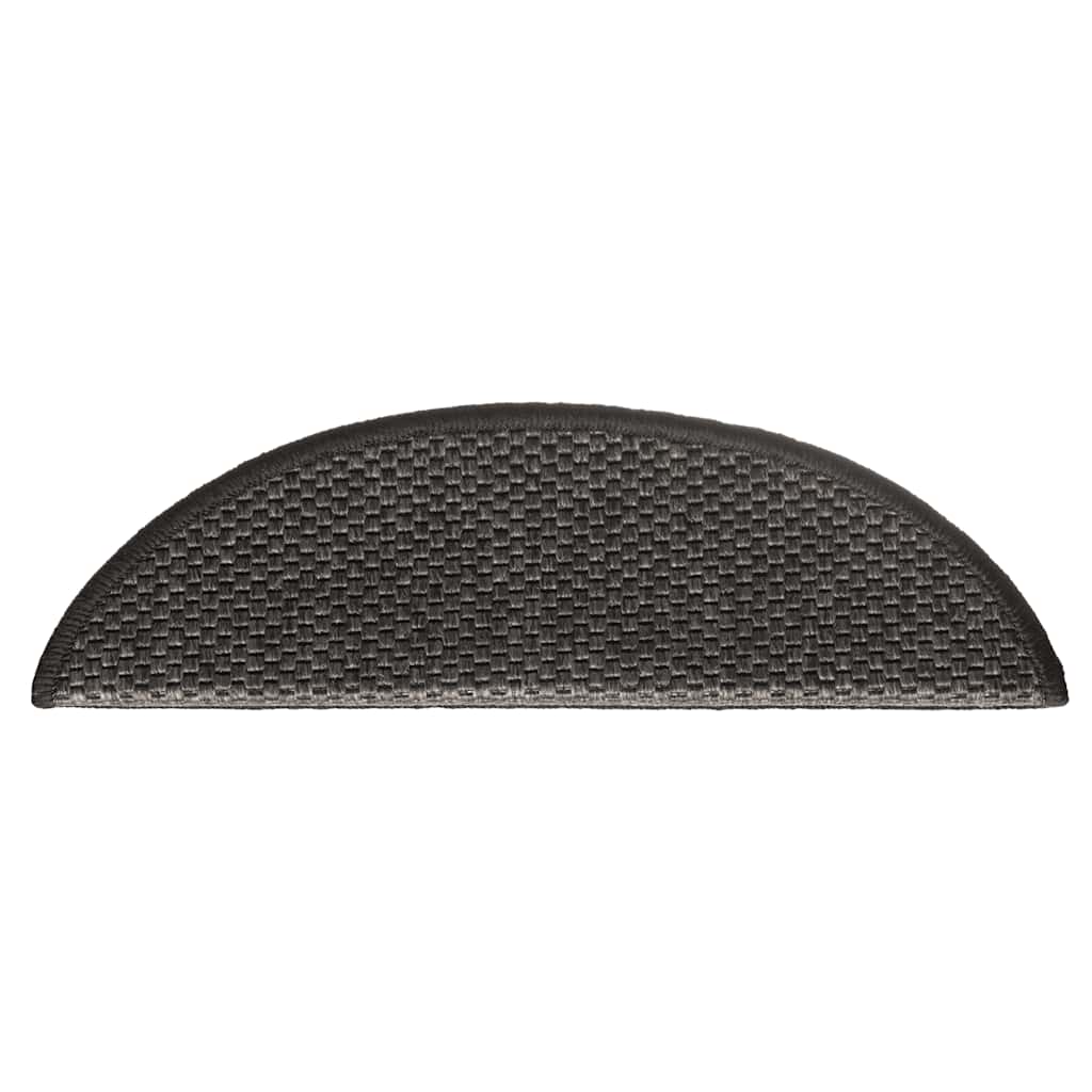 vidaXL Covorașe scări autoadezive 15 buc antracit 56x17x3 aspect sisal vidaXL Covorașe scări autoadezive 15 buc antracit 56x17x3 aspect sisal