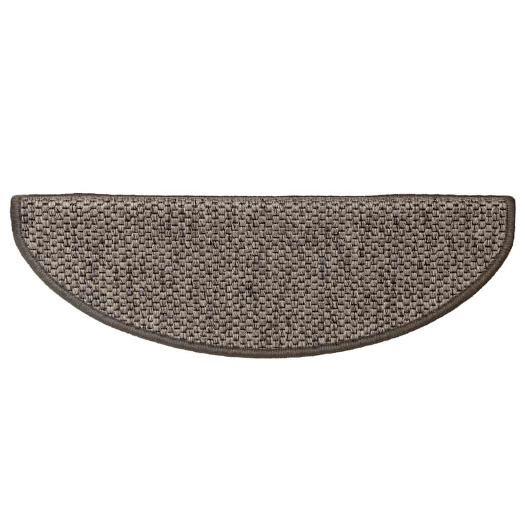 vidaXL Covorașe autoadezive de scări 15 buc. maro bej 65x21x4cm sisal vidaXL Covorașe autoadezive de scări 15 buc. maro bej 65x21x4cm sisal