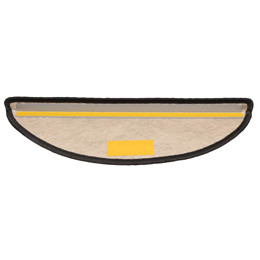 vidaXL Covorașe scări autoadezive, 15 buc. gri 65x21x4cm, aspect sisal