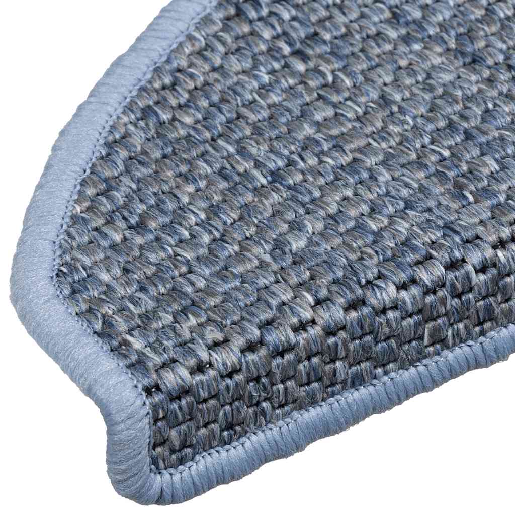 vidaXL Covorașe scări autoadezive, 15 buc. albastru 65x21x4 cm, sisal vidaXL Covorașe scări autoadezive, 15 buc. albastru 65x21x4 cm, sisal