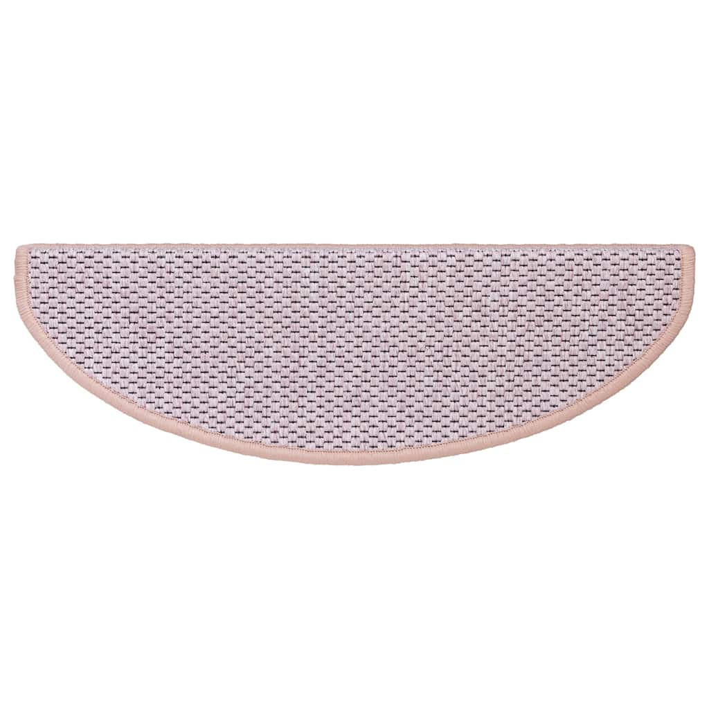 vidaXL Covorașe scări autoadezive 15 buc. roz 65x21x4 cm aspect sisal vidaXL Covorașe scări autoadezive 15 buc. roz 65x21x4 cm aspect sisal