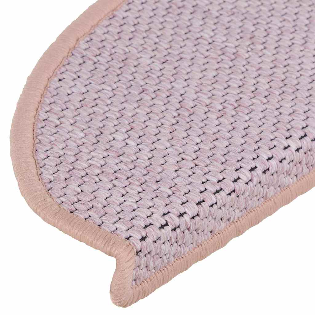 vidaXL Covorașe scări autoadezive 15 buc. roz 65x21x4 cm aspect sisal vidaXL Covorașe scări autoadezive 15 buc. roz 65x21x4 cm aspect sisal
