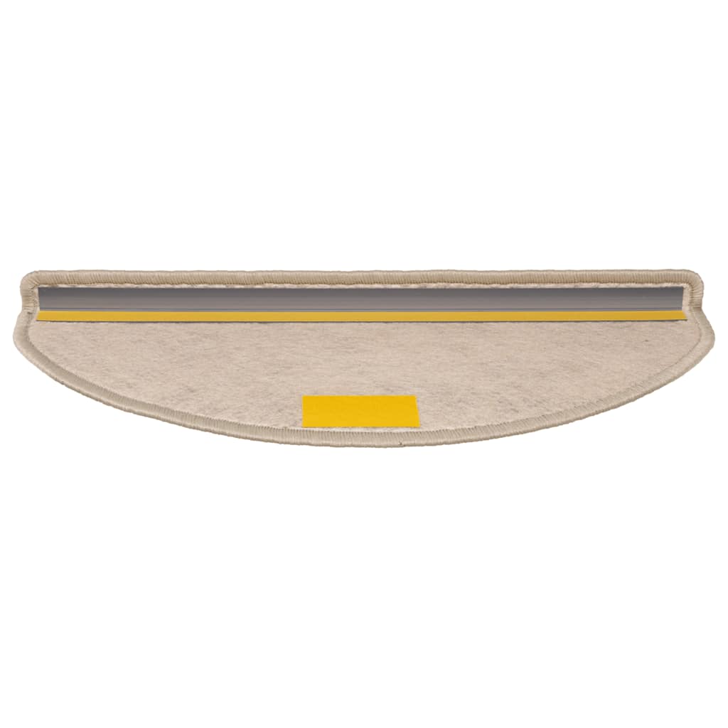 vidaXL Covorașe scări autoadezive, 15 buc. bej închis, 65x21x4cm sisal vidaXL Covorașe scări autoadezive, 15 buc. bej închis, 65x21x4cm sisal