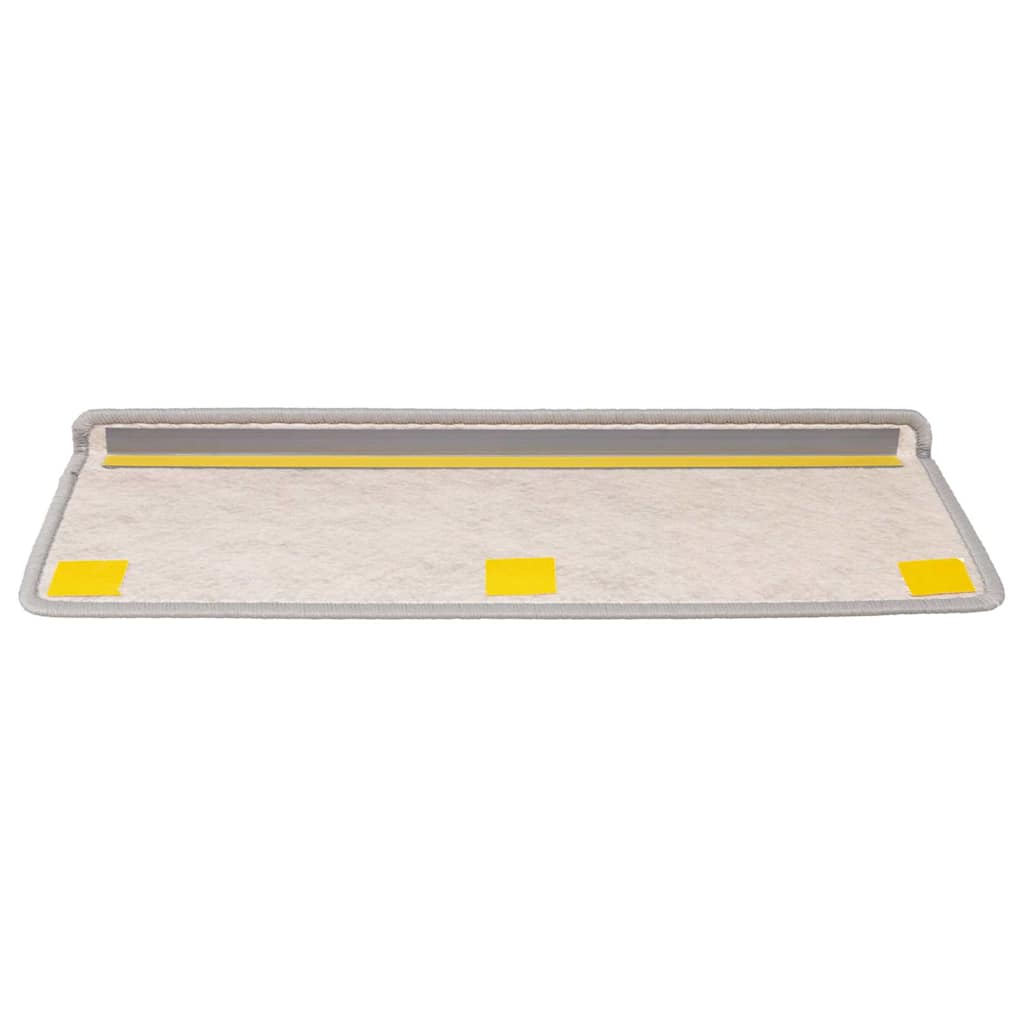 vidaXL Covoraș scări autoadeziv 15 buc platină 65x21x4 cm aspect sisal vidaXL Covoraș scări autoadeziv 15 buc platină 65x21x4 cm aspect sisal