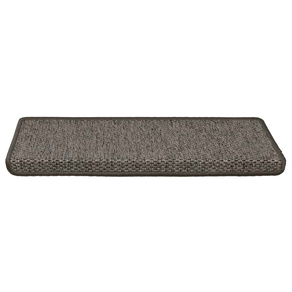 vidaXL Covoraș scări autoadeziv 15 buc. gri&bej 65x21x4cm aspect sisal vidaXL Covoraș scări autoadeziv 15 buc. gri&bej 65x21x4cm aspect sisal