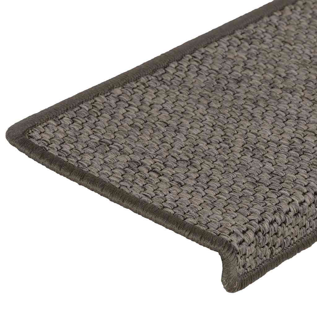 vidaXL Covoraș scări autoadeziv 15 buc. gri&bej 65x21x4cm aspect sisal vidaXL Covoraș scări autoadeziv 15 buc. gri&bej 65x21x4cm aspect sisal