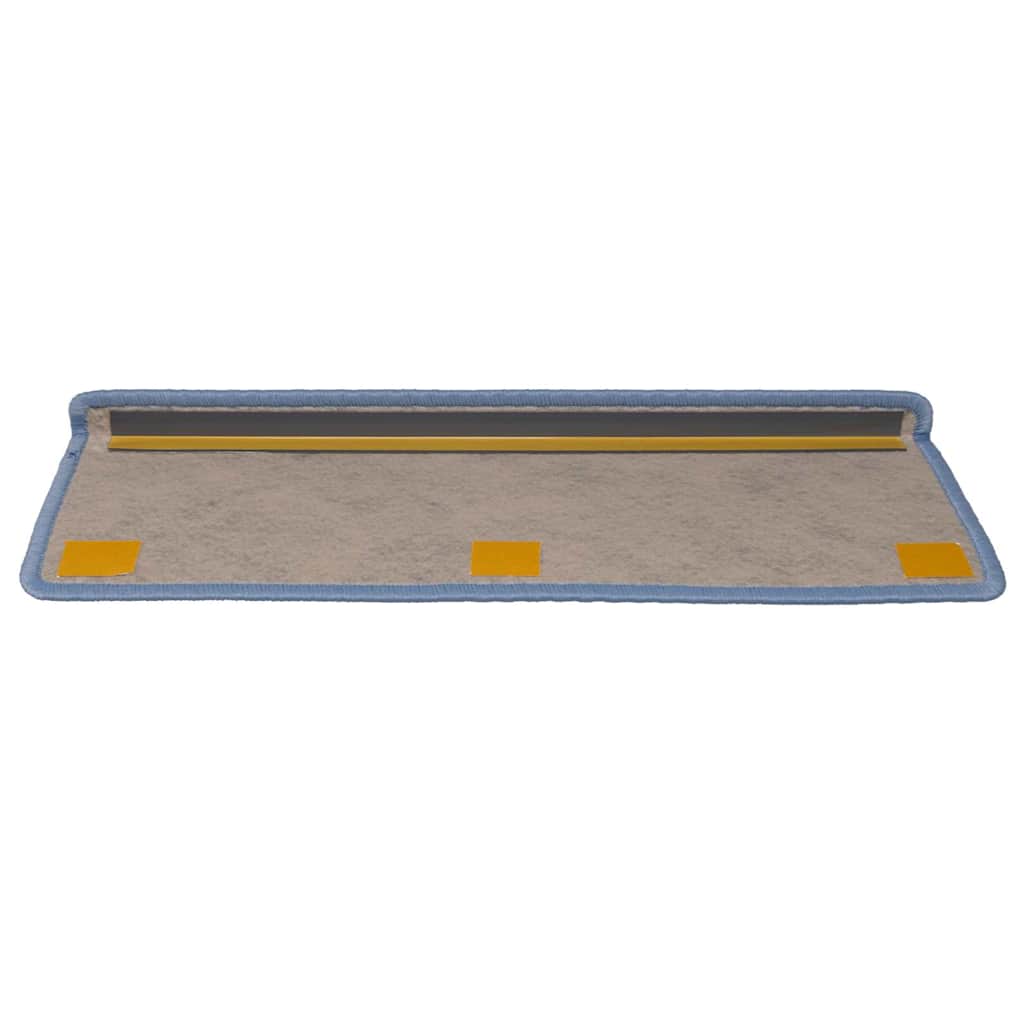 vidaXL Covorașe scări autoadezive, 15 buc. albastru 65x21x4 cm, sisal vidaXL Covorașe scări autoadezive, 15 buc. albastru 65x21x4 cm, sisal