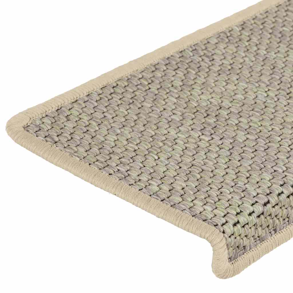 vidaXL Covorașe scări autoadezive, 15 buc. verde 65x21x4 cm, sisal vidaXL Covorașe scări autoadezive, 15 buc. verde 65x21x4 cm, sisal