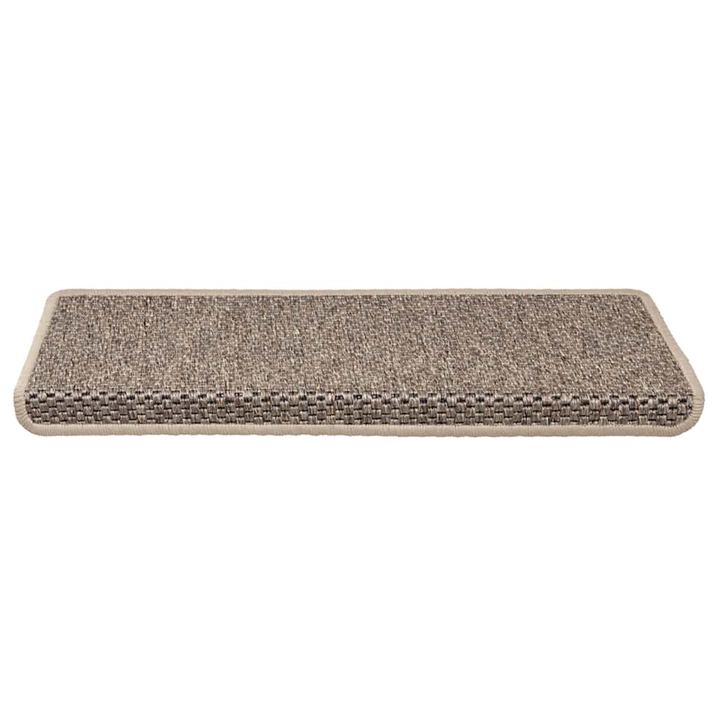 vidaXL Covorașe scări autoadezive, 15 buc. bej 65x21x4 cm aspect sisal vidaXL Covorașe scări autoadezive, 15 buc. bej 65x21x4 cm aspect sisal
