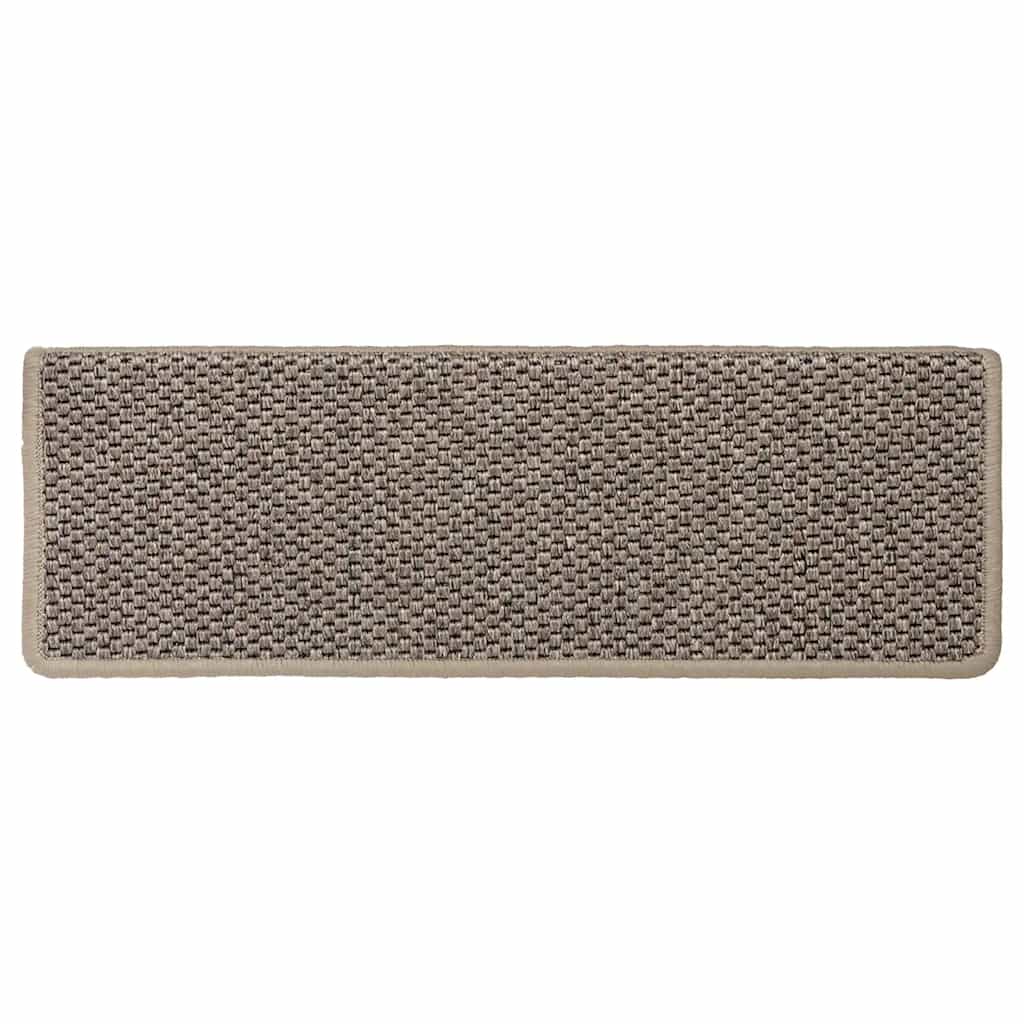 vidaXL Covorașe scări autoadezive, 15 buc. bej 65x21x4 cm aspect sisal vidaXL Covorașe scări autoadezive, 15 buc. bej 65x21x4 cm aspect sisal