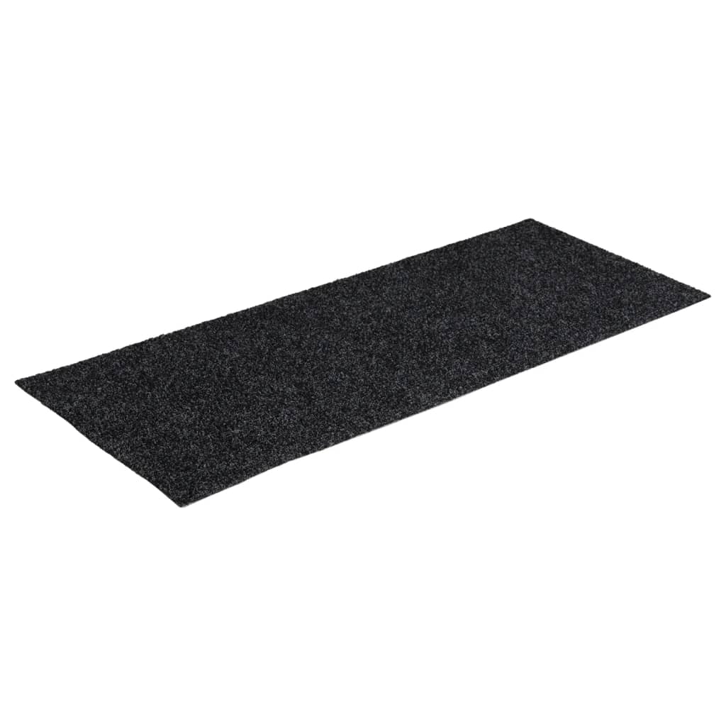 vidaXL Covorașe scări autoadezive, 15 buc., 60x25 cm, gri, dreptunghiulare vidaXL Covorașe scări autoadezive, 15 buc., 60x25 cm, gri, dreptunghiulare