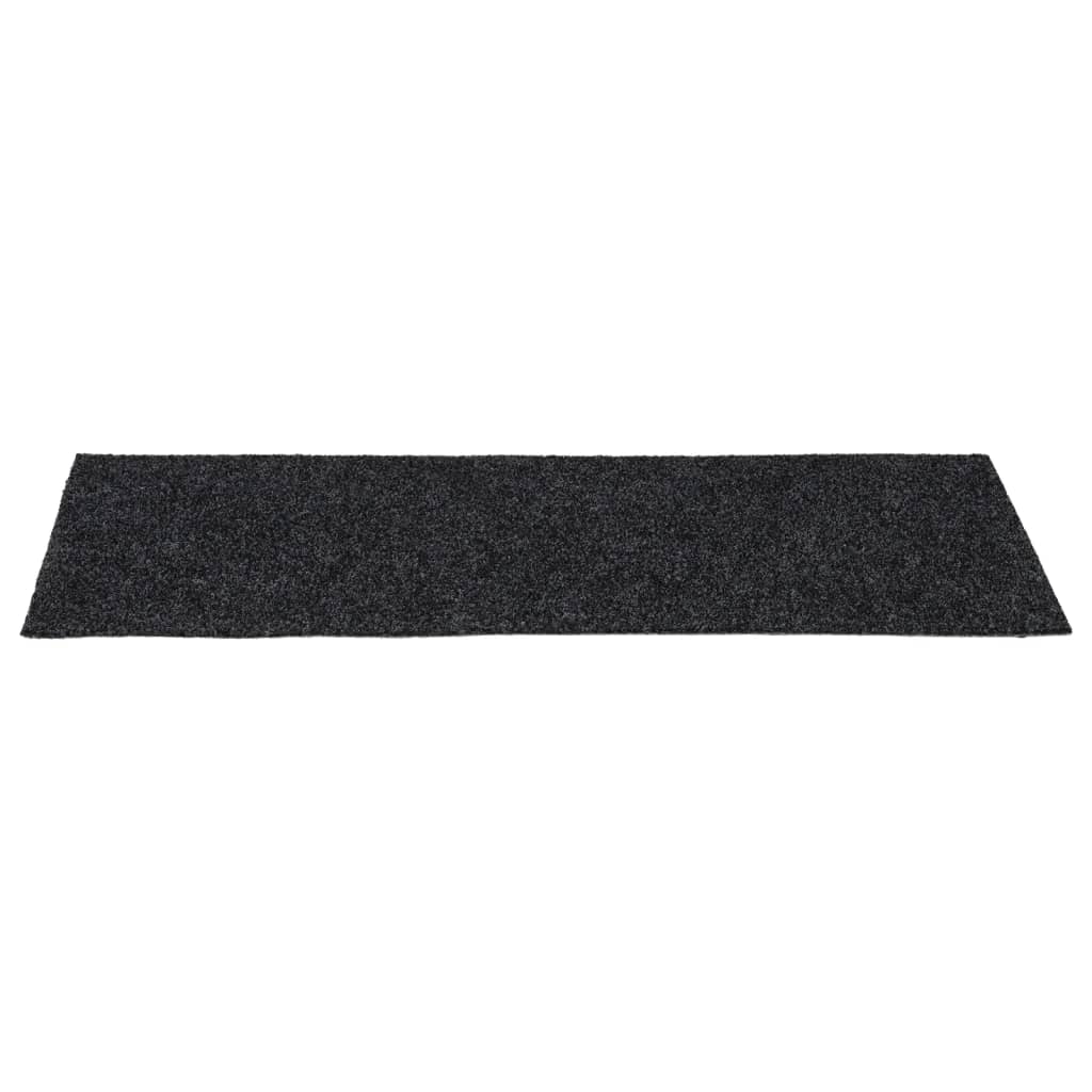 vidaXL Covorașe scări autoadezive, 15 buc., 60x25 cm, gri, dreptunghiulare vidaXL Covorașe scări autoadezive, 15 buc., 60x25 cm, gri, dreptunghiulare