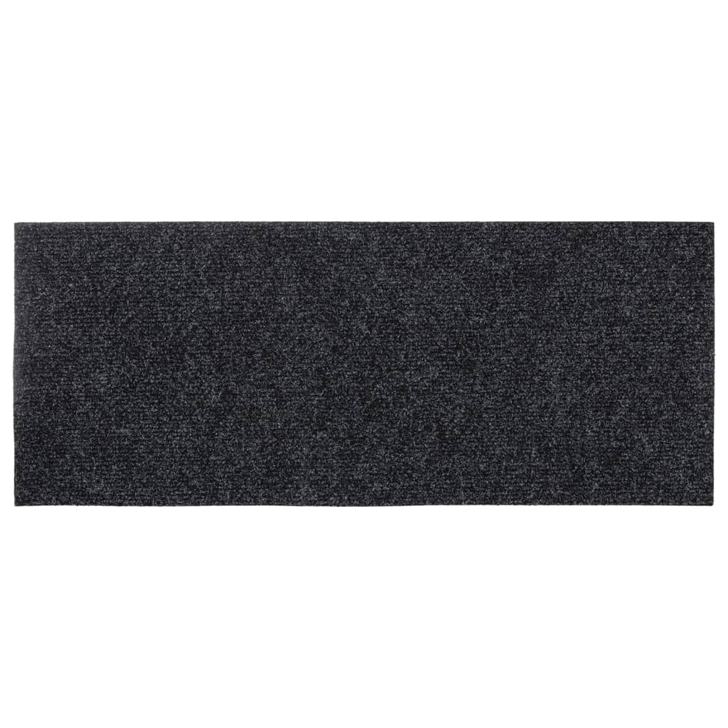 vidaXL Covorașe scări autoadezive, 15 buc., 60x25 cm, gri, dreptunghiulare vidaXL Covorașe scări autoadezive, 15 buc., 60x25 cm, gri, dreptunghiulare