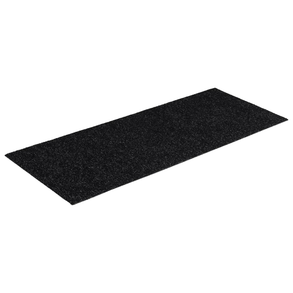 vidaXL Covorașe scări autoadezive, 15 buc., 60x25 cm, negre, dreptunghiulare vidaXL Covorașe scări autoadezive, 15 buc., 60x25 cm, negre, dreptunghiulare