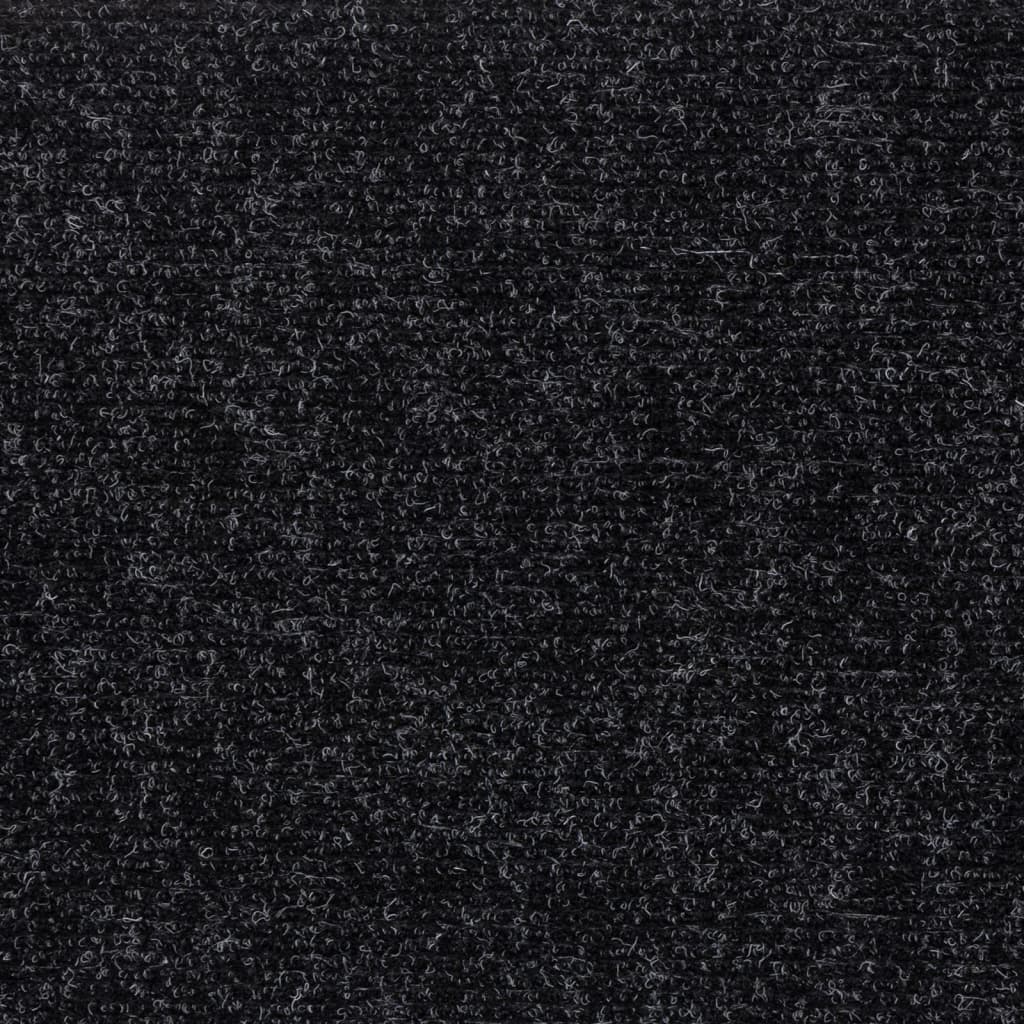 vidaXL Covorașe scări autoadezive, 15 buc., 60x25 cm, negre, dreptunghiulare vidaXL Covorașe scări autoadezive, 15 buc., 60x25 cm, negre, dreptunghiulare