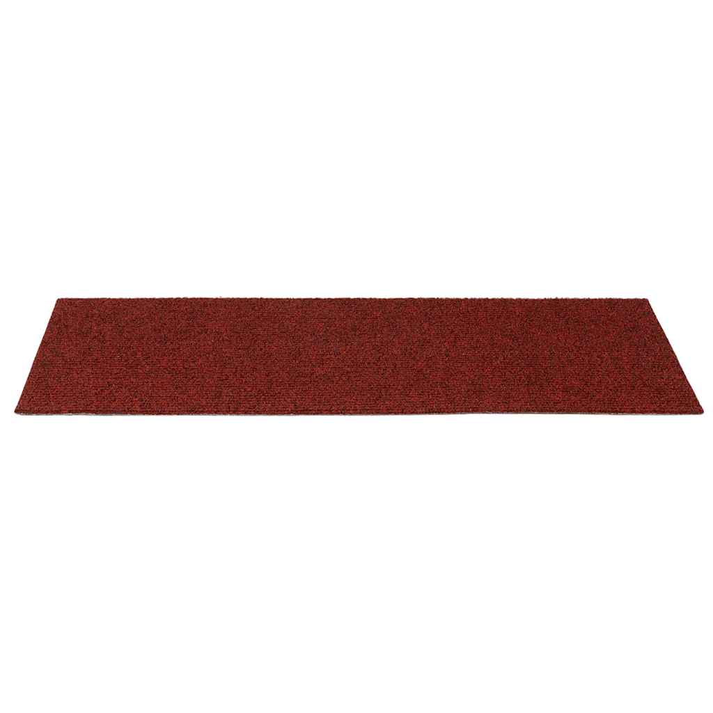 vidaXL Covorașe pentru scări autoadezive, 15 buc., 60x25 cm, dreptunghiulare, roșu bordeaux vidaXL Covorașe pentru scări autoadezive, 15 buc., 60x25 cm, dreptunghiulare, roșu bordeaux