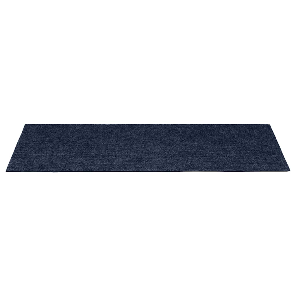 vidaXL Covorașe autoadezive pentru scări, 15 buc., 60x25 cm, dreptunghiulare, bleumarin