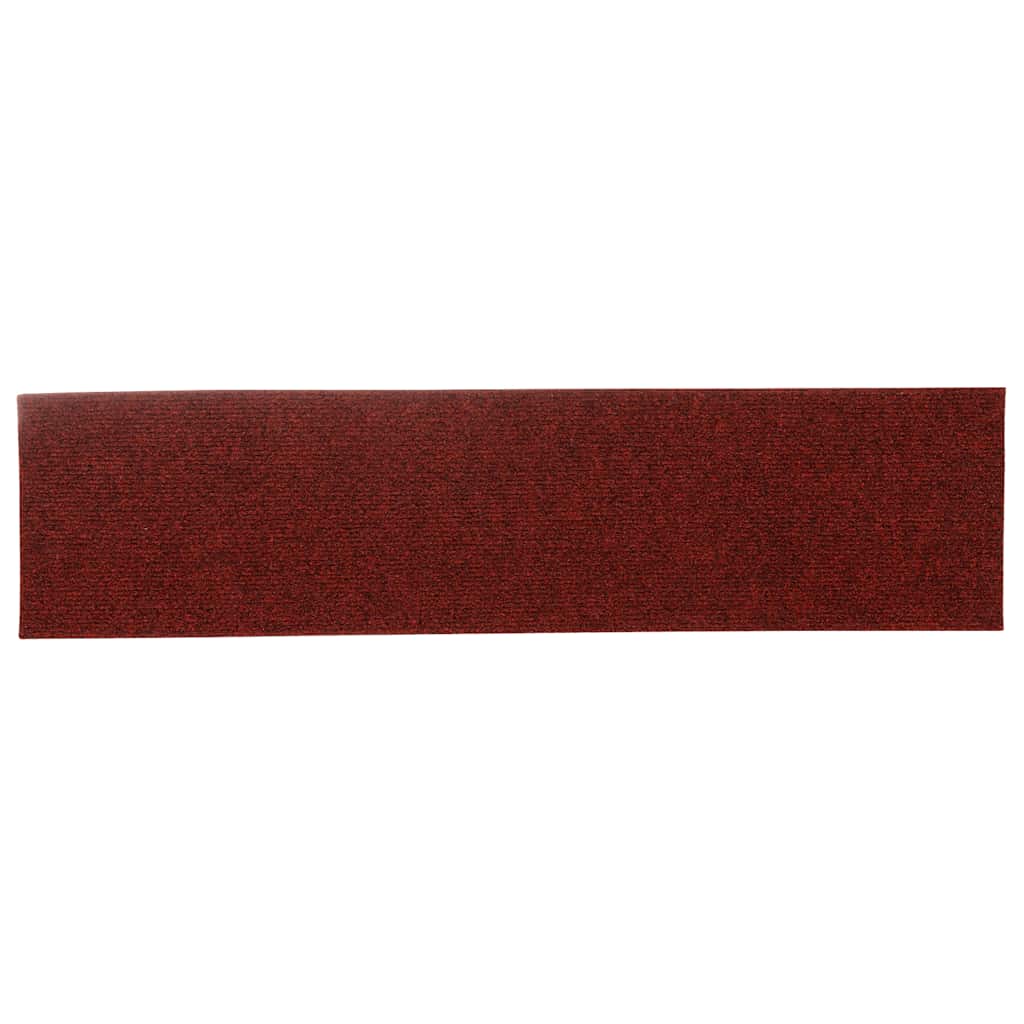 vidaXL Covorașe pentru scări autoadezive, 15 buc., 76x20 cm, dreptunghiulare, roșu bordeaux vidaXL Covorașe pentru scări autoadezive, 15 buc., 76x20 cm, dreptunghiulare, roșu bordeaux