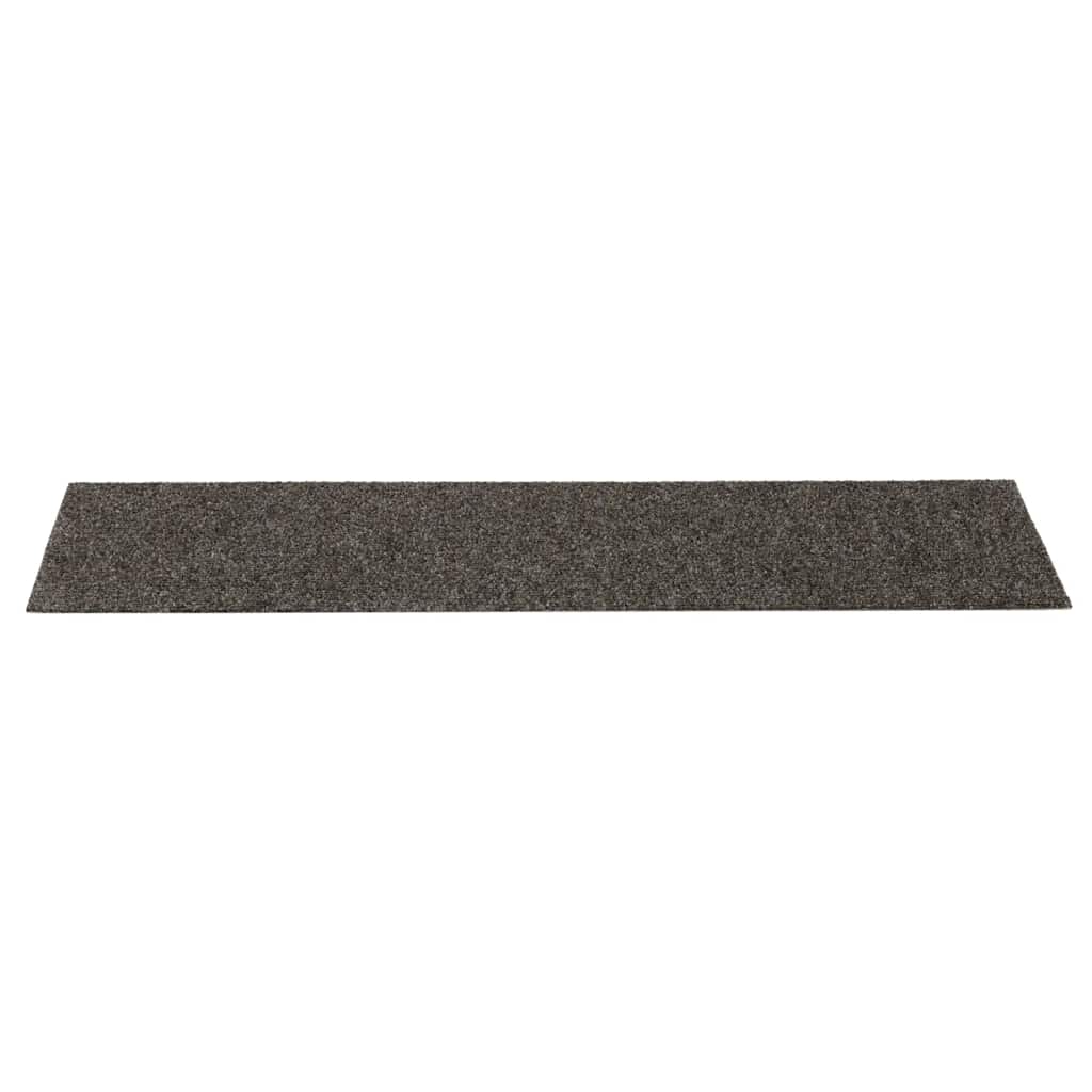 vidaXL Covorașe autoadezive pentru scări, 15 buc., 76x20 cm, antracit, dreptunghiulare vidaXL Covorașe autoadezive pentru scări, 15 buc., 76x20 cm, antracit, dreptunghiulare