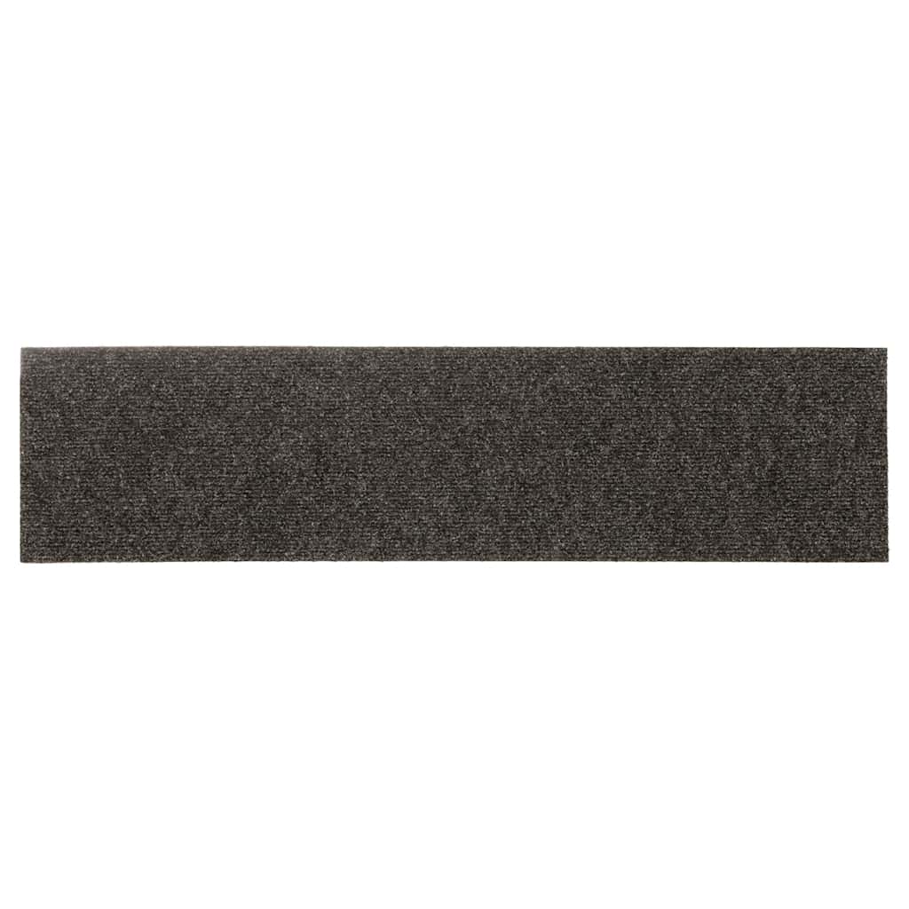 vidaXL Covorașe autoadezive pentru scări, 15 buc., 76x20 cm, antracit, dreptunghiulare vidaXL Covorașe autoadezive pentru scări, 15 buc., 76x20 cm, antracit, dreptunghiulare