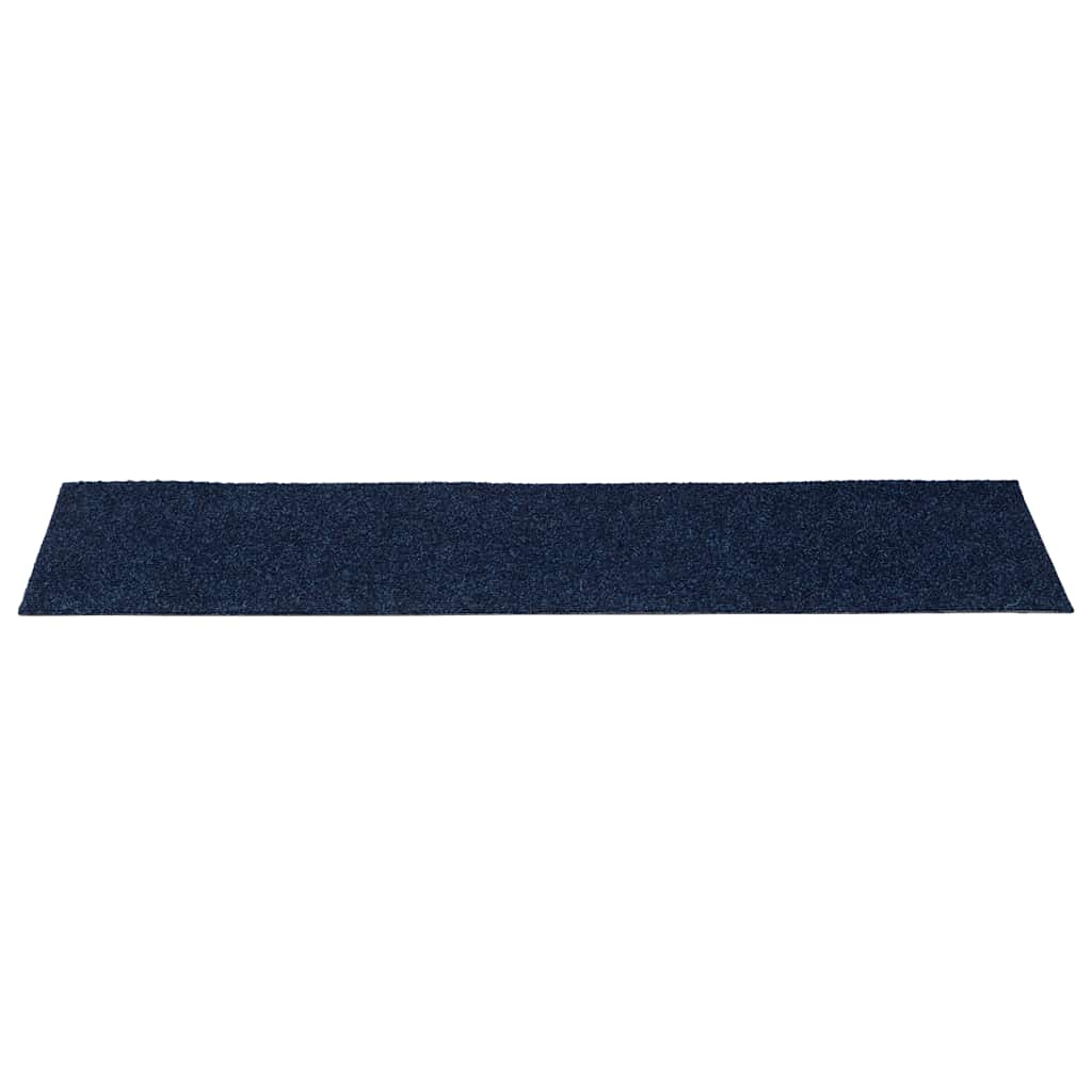 vidaXL Covorașe autoadezive pentru scări, 15 buc., 76x20 cm, dreptunghiulare, bleumarin vidaXL Covorașe autoadezive pentru scări, 15 buc., 76x20 cm, dreptunghiulare, bleumarin