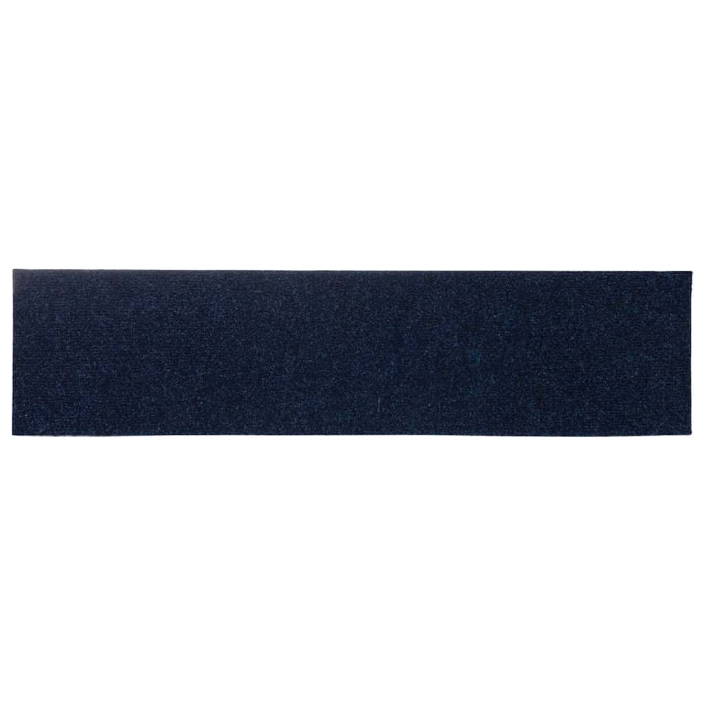 vidaXL Covorașe autoadezive pentru scări, 15 buc., 76x20 cm, dreptunghiulare, bleumarin vidaXL Covorașe autoadezive pentru scări, 15 buc., 76x20 cm, dreptunghiulare, bleumarin