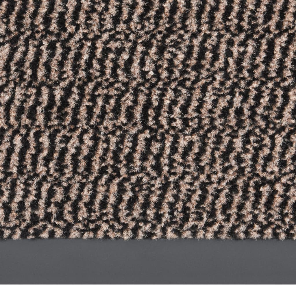 vidaXL Covoraș de intrare cu smocuri, maro închis, 60x150 cm