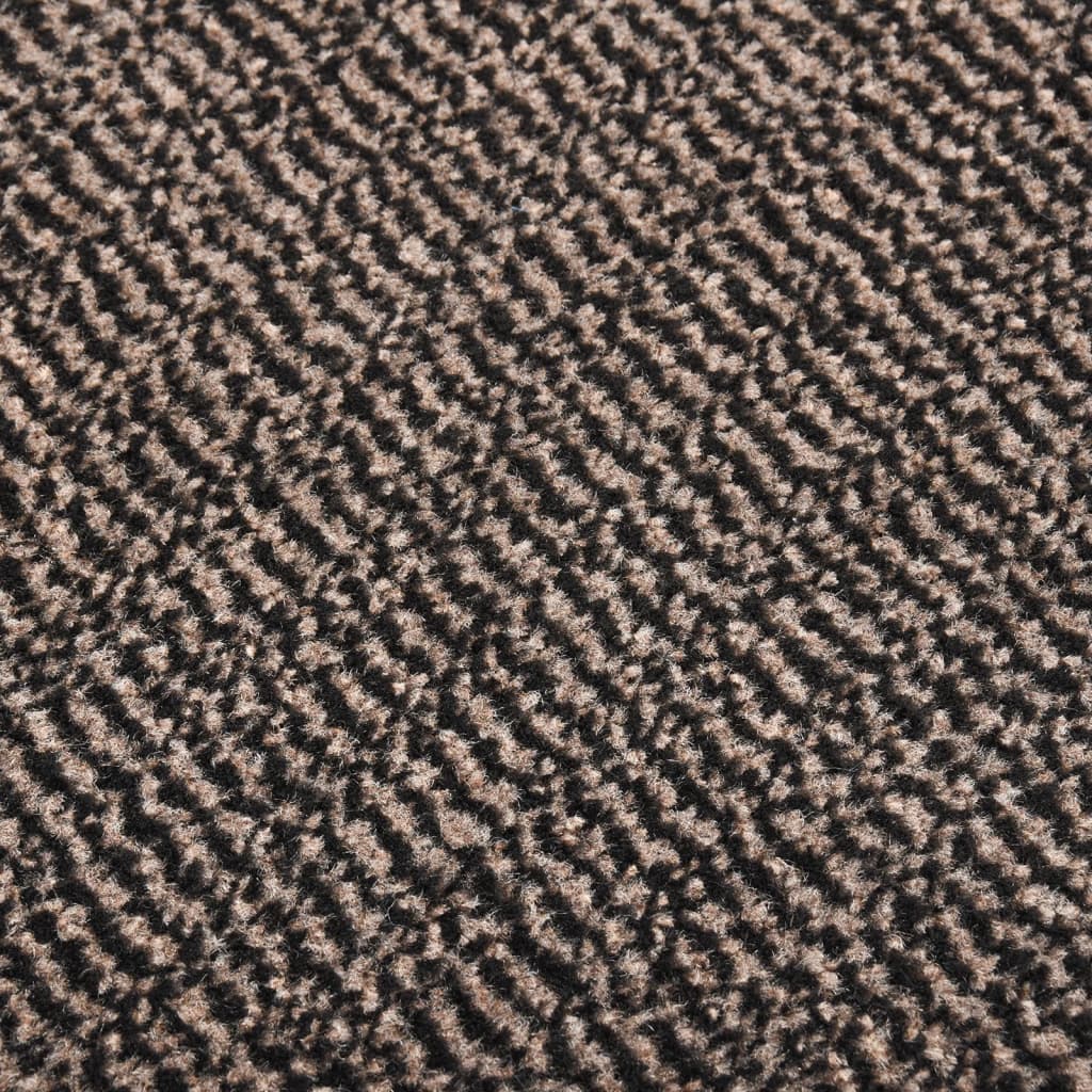 vidaXL Covoraș de intrare cu smocuri, maro închis, 120x180 cm vidaXL Covoraș de intrare cu smocuri, maro închis, 120x180 cm