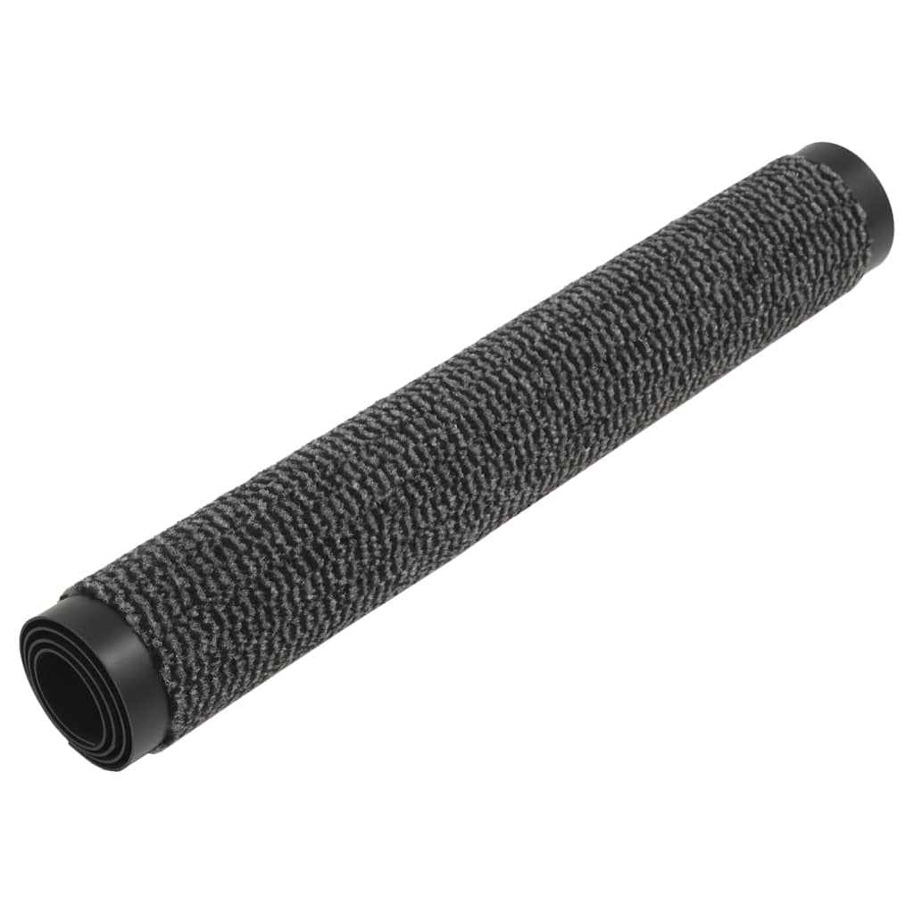 vidaXL Covoraș cu smocuri, antracit, 60x150 cm