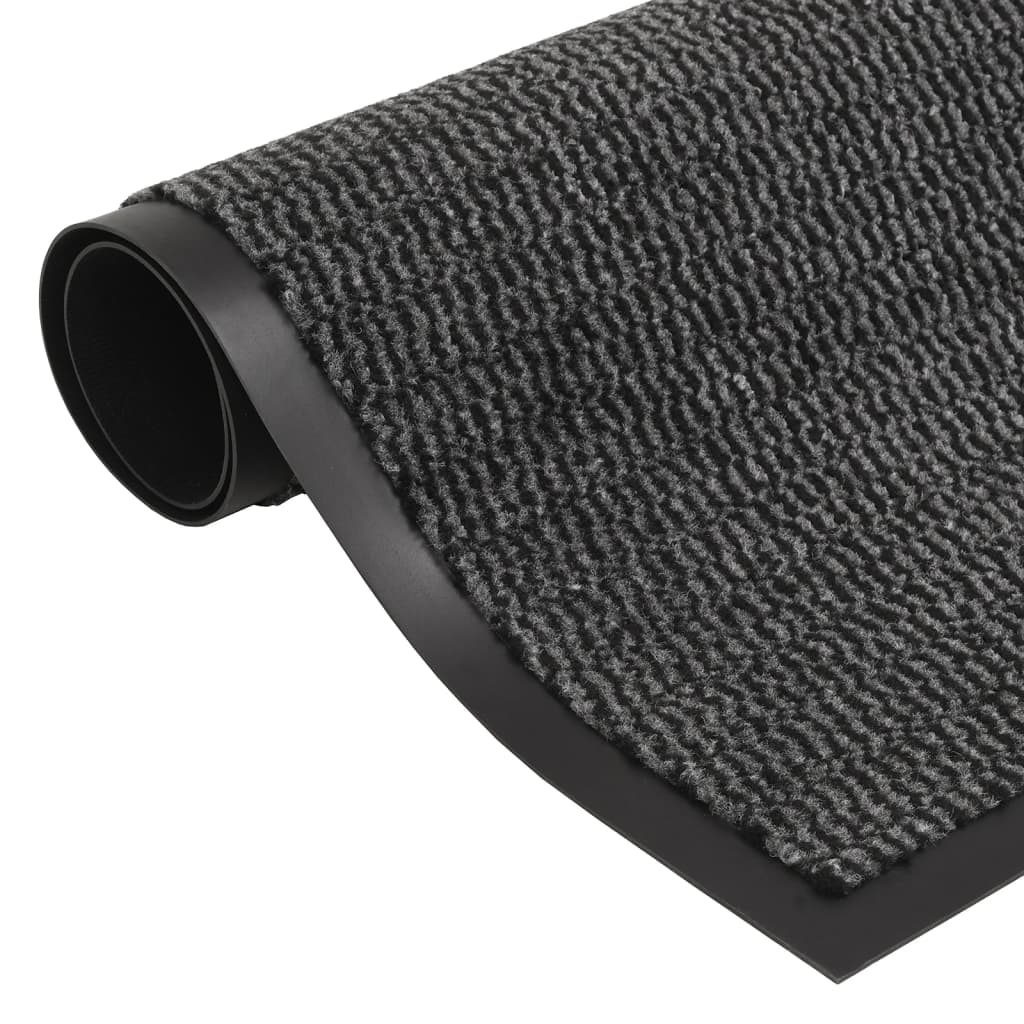 vidaXL Covoraș cu smocuri, antracit, 60x150 cm