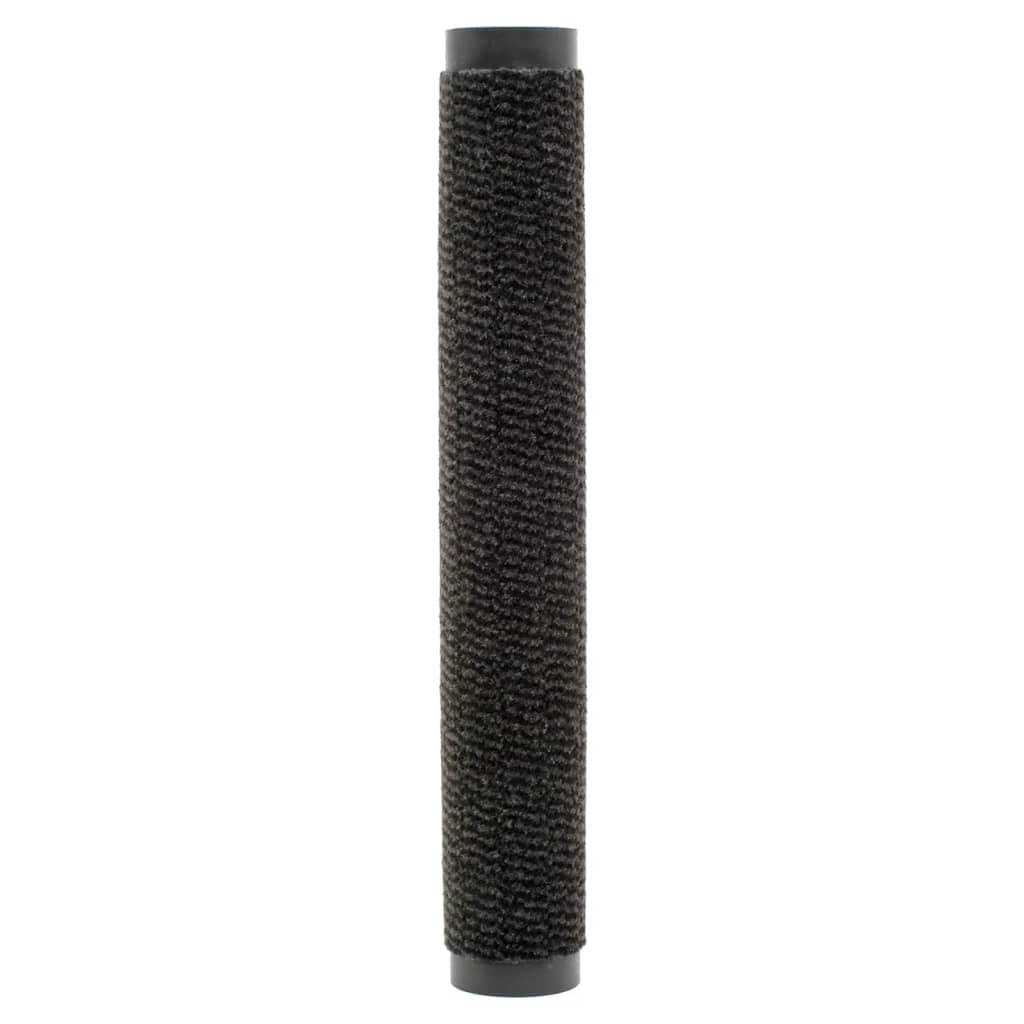 vidaXL Covoraș cu smocuri, negru, 60x150 cm