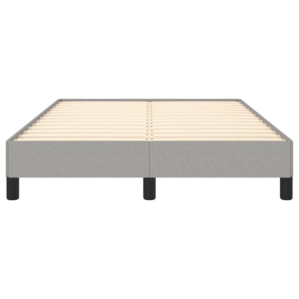 vidaXL Cadru de pat fără saltea țesătură gri deschis 120x190 cm