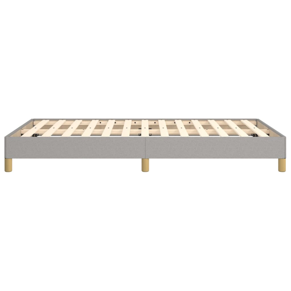 vidaXL Cadru de pat fără saltea țesătură gri deschis 120x190 cm