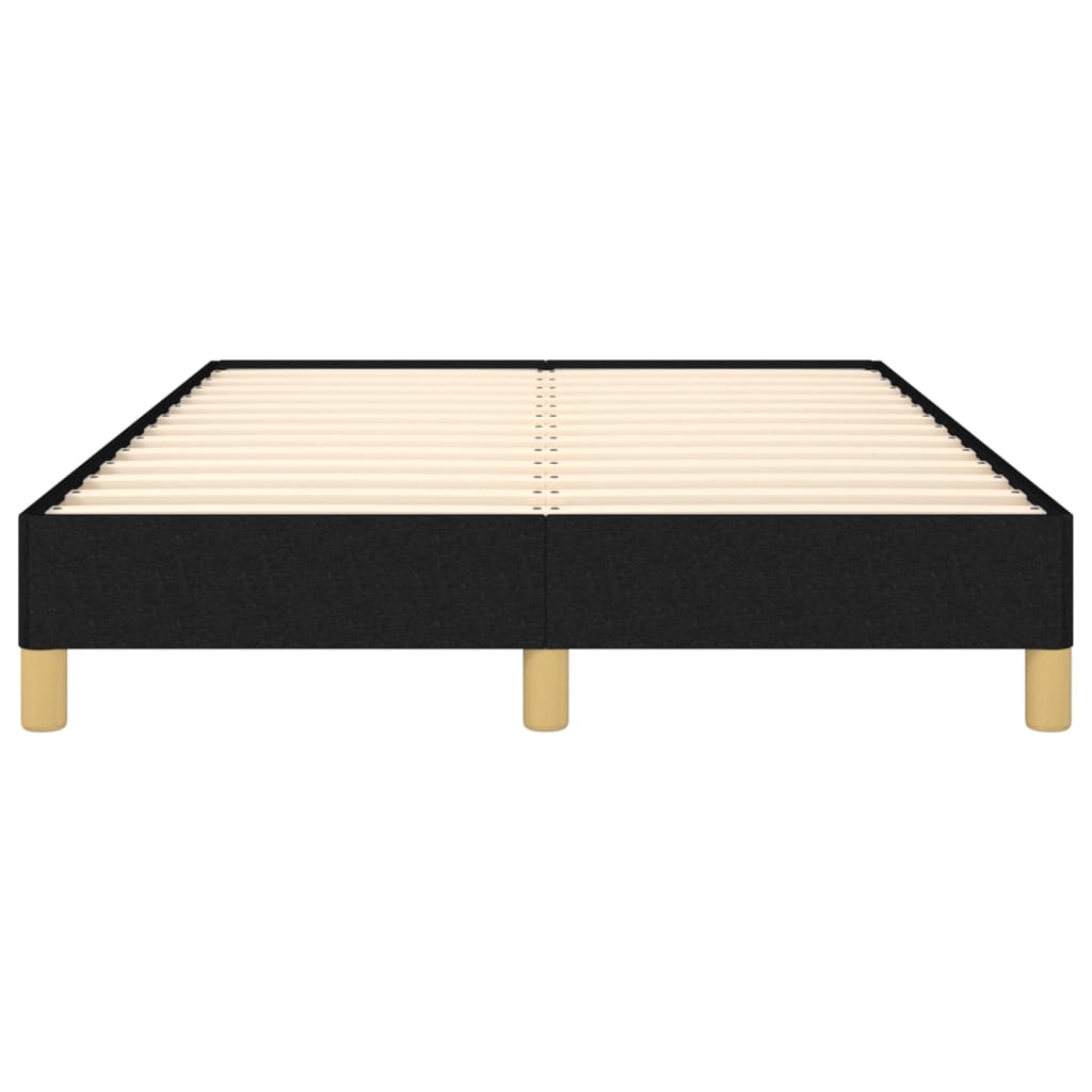 vidaXL Cadru de pat fără saltea Negru 120x190 cm țesătură vidaXL Cadru de pat fără saltea Negru 120x190 cm țesătură