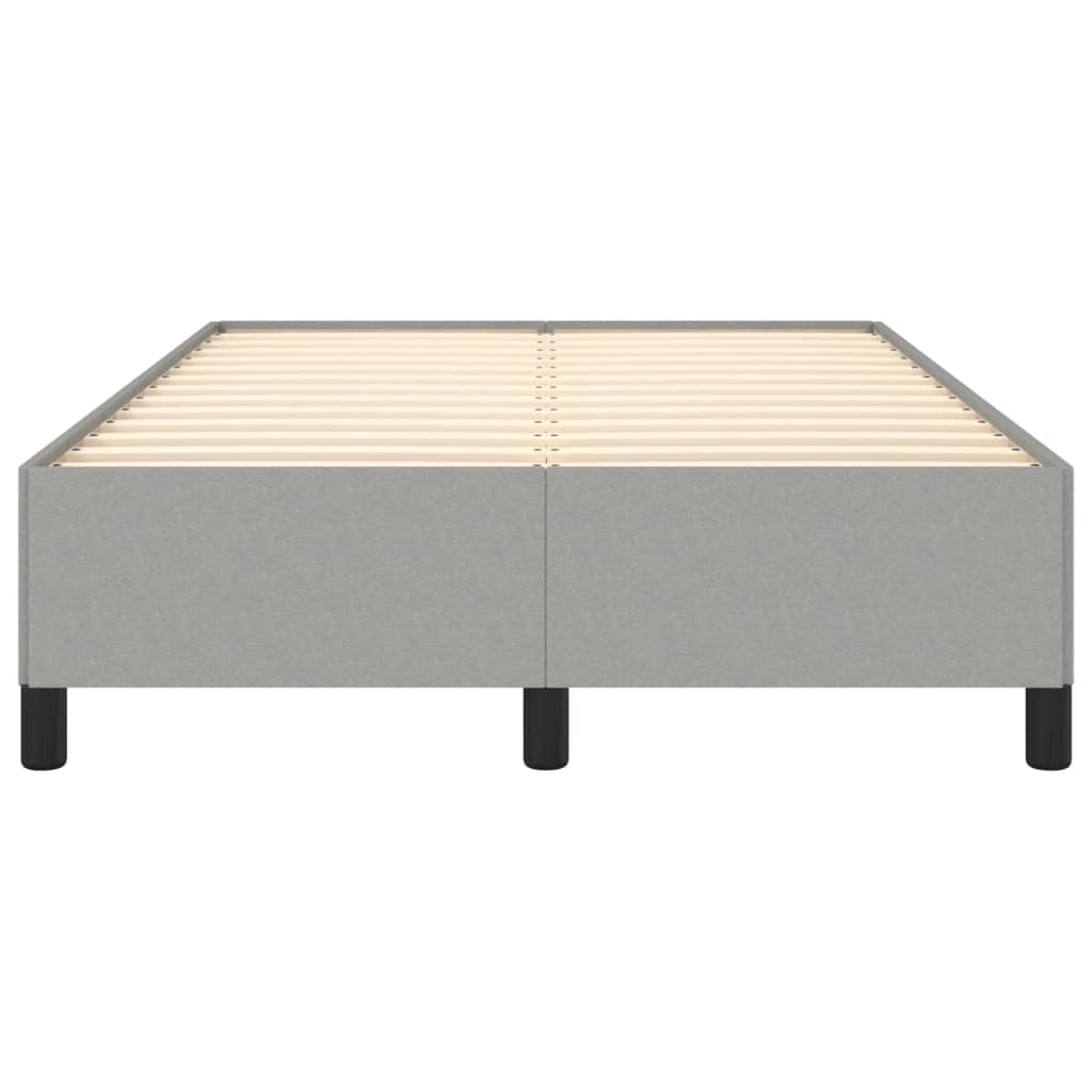 vidaXL Cadru de pat fără saltea țesătură gri deschis 120x190 cm