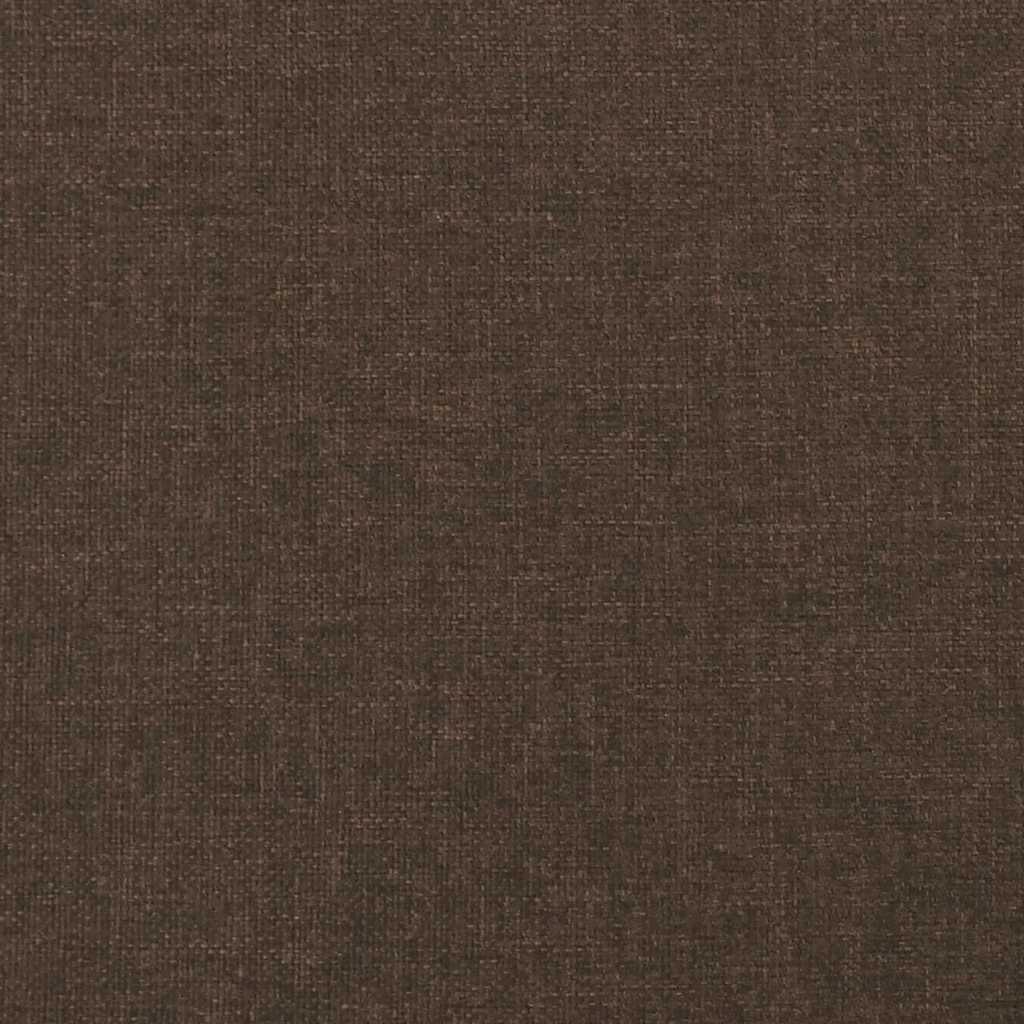 vidaXL Cadru de pat fără saltea țesătură maro 120x190 cm țesătură