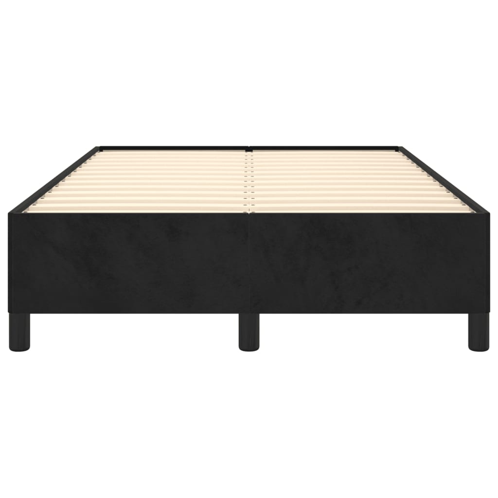 vidaXL Cadru de pat fără saltea Gri închis 120x190 cm catifea