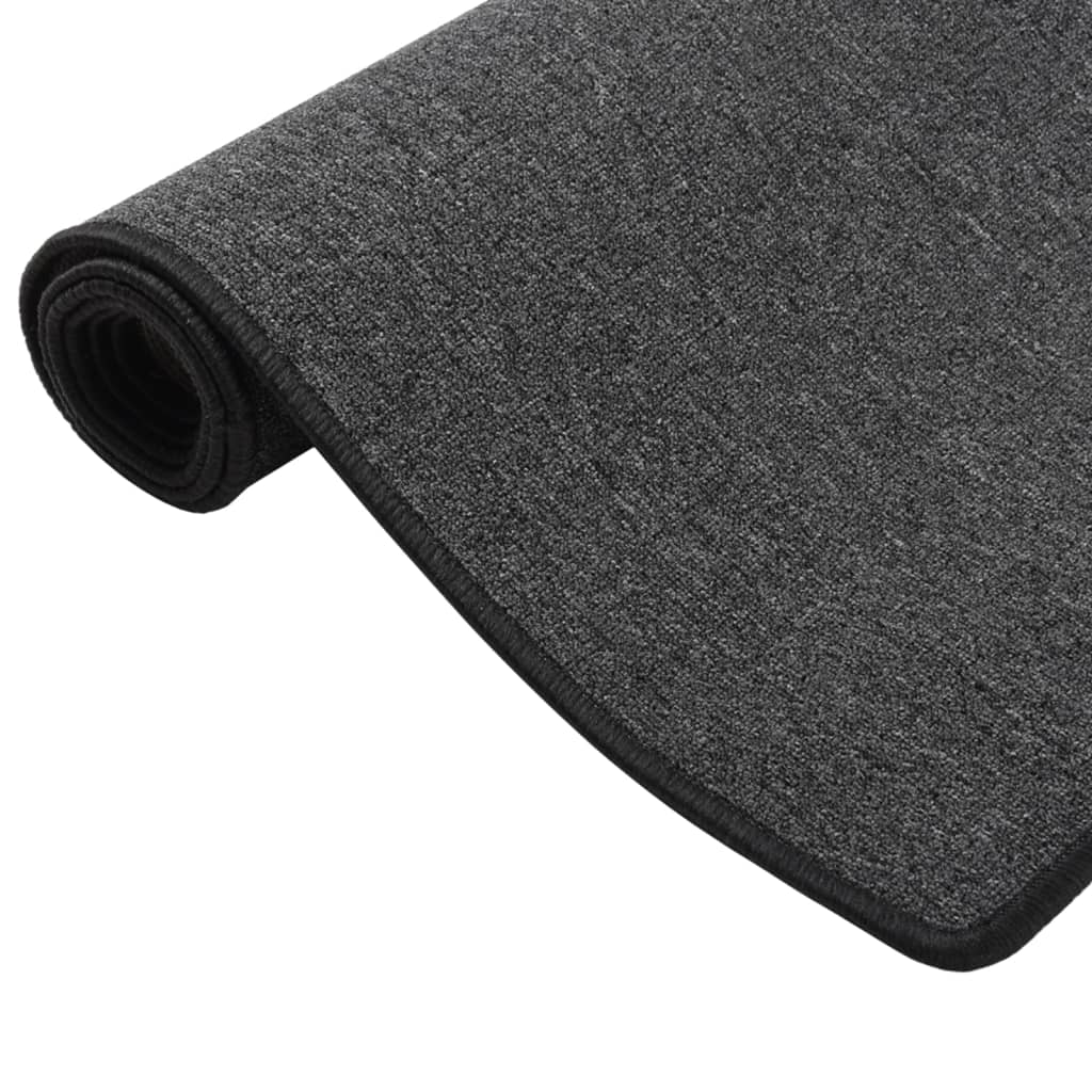 vidaXL Covor traversă, antracit, 80x400 cm vidaXL Covor traversă, antracit, 80x400 cm