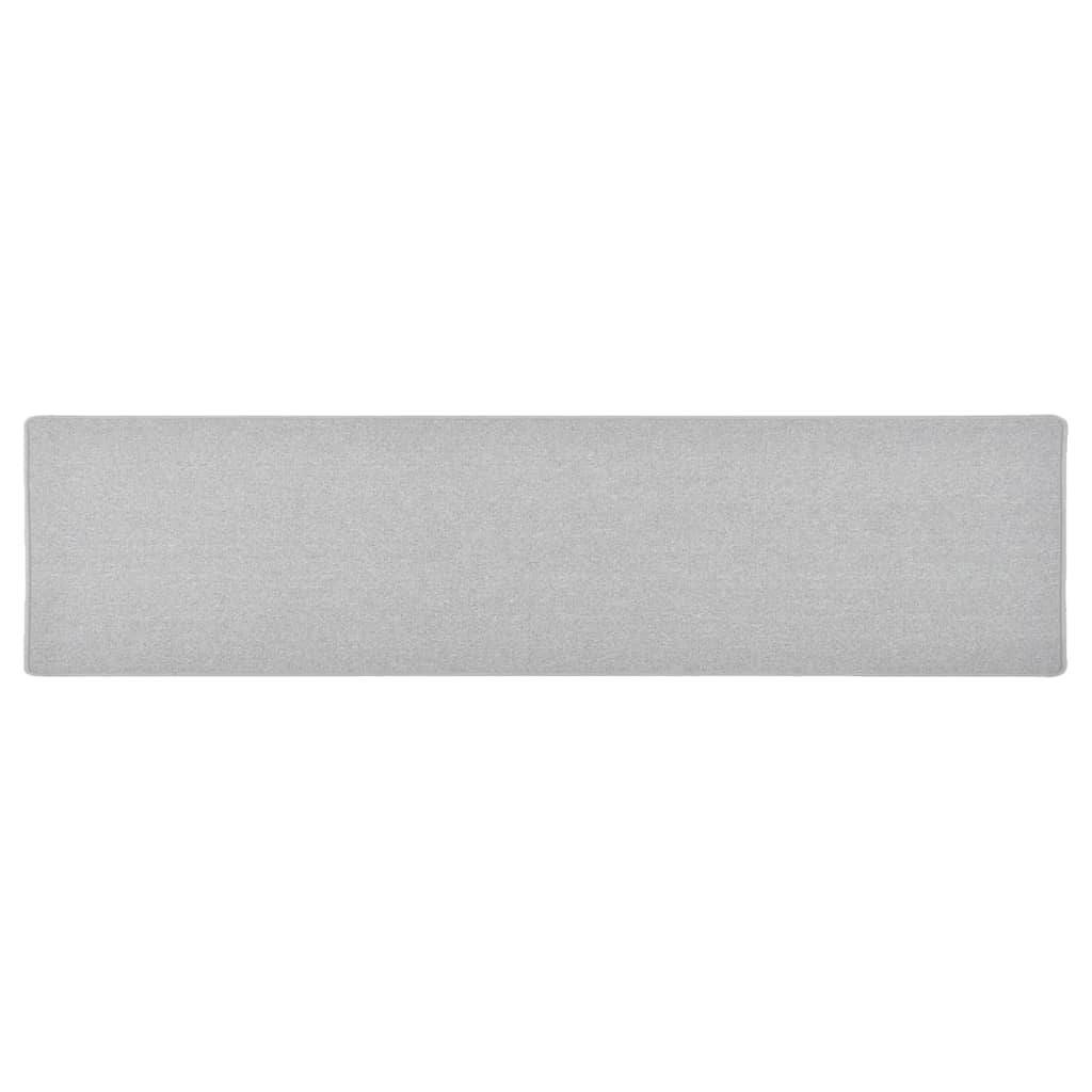 vidaXL Covor traversă, gri deschis, 50x200 cm vidaXL Covor traversă, gri deschis, 50x200 cm