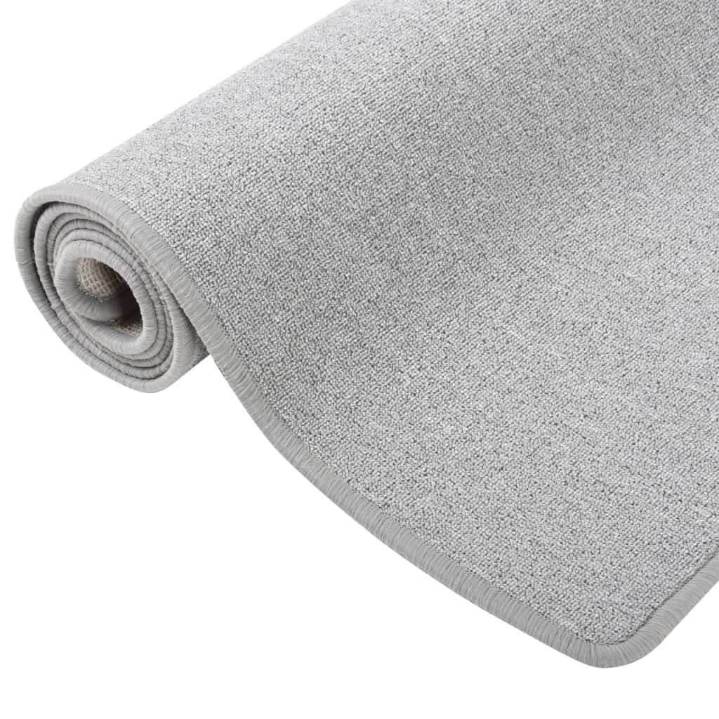 vidaXL Covor traversă, gri deschis, 50x250 cm vidaXL Covor traversă, gri deschis, 50x250 cm