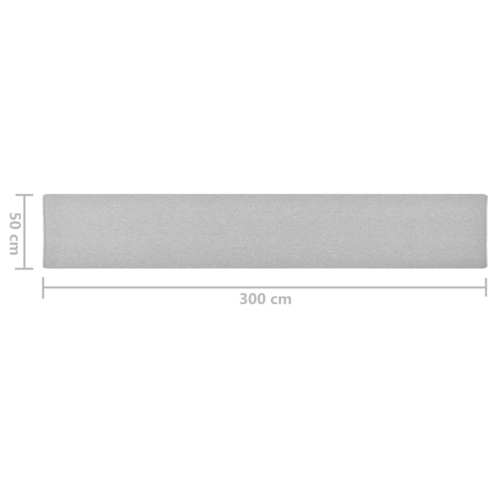 vidaXL Covor traversă, gri deschis, 50x300 cm vidaXL Covor traversă, gri deschis, 50x300 cm