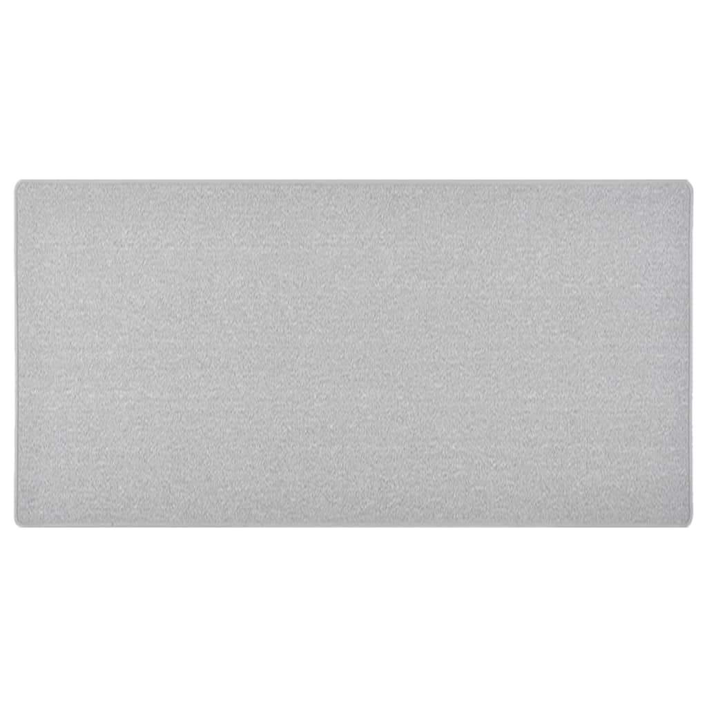 vidaXL Covor traversă, gri deschis, 80x150 cm vidaXL Covor traversă, gri deschis, 80x150 cm