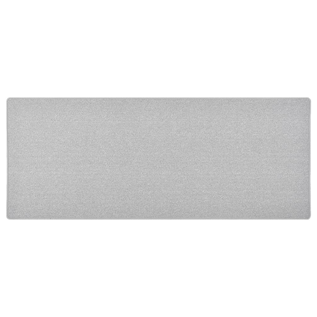 vidaXL Covor traversă, gri deschis, 80x200 cm vidaXL Covor traversă, gri deschis, 80x200 cm